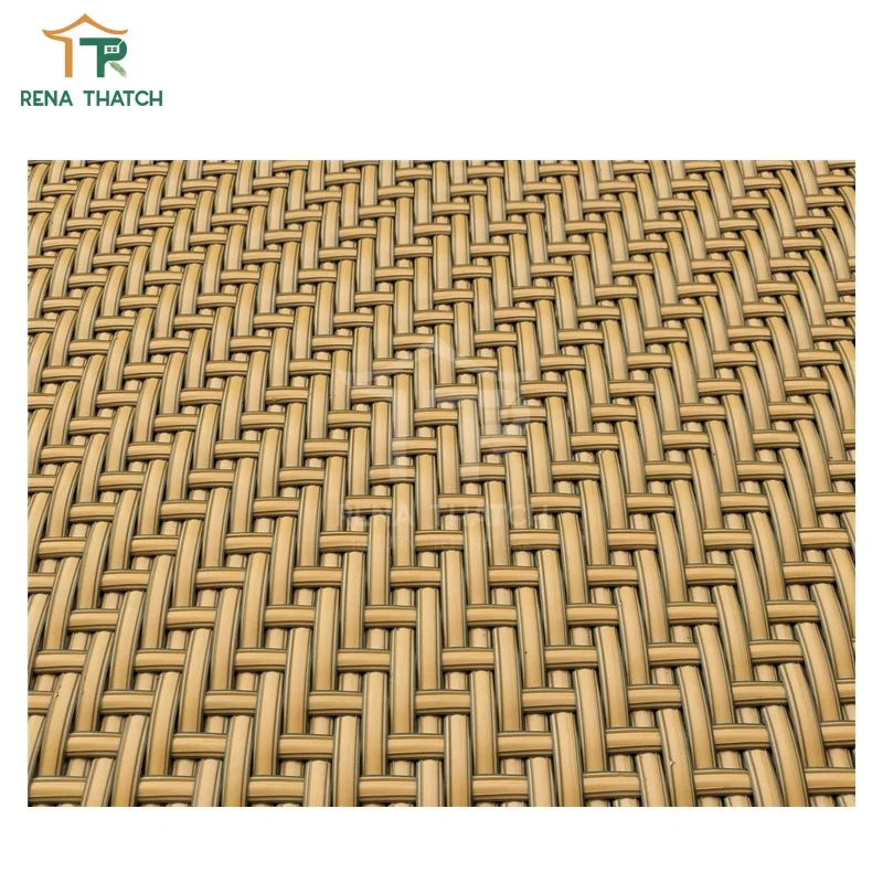 PVC fire retardant artificial straw grass mat synthetic rattan weave sheet plastic straw mat for ceiling