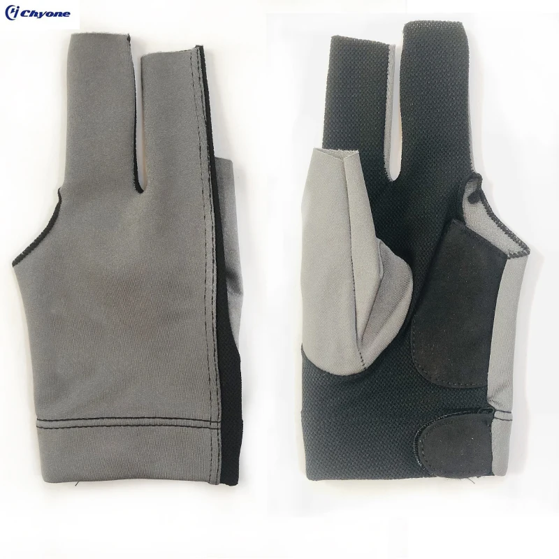 wholesale lycra good quality cutting open fingers pool cue gloves