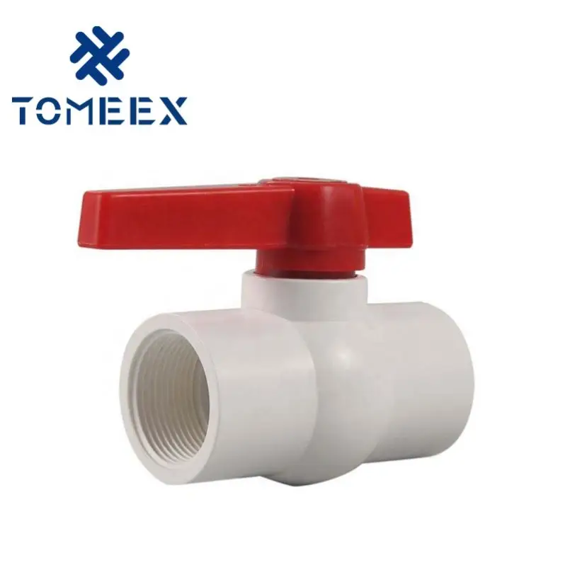 China Supplier UPVC PVC Ball Vavle/Valve  1 Inch with Thread End