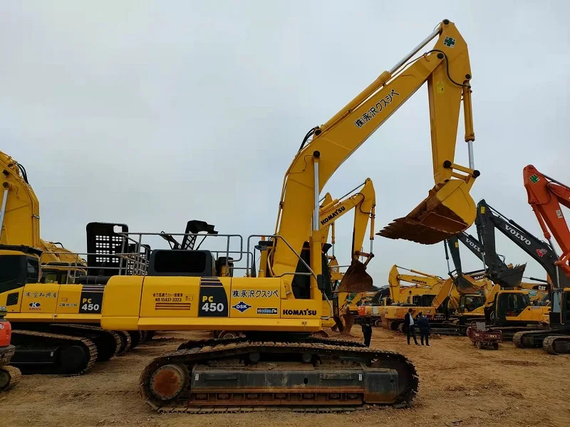 Новое поступление хороших товаров! Оригинальный Komatsu PC450-8 б/у Экскаватор строительная техника 45 тонн тяжелого машинного оборудования для продажи