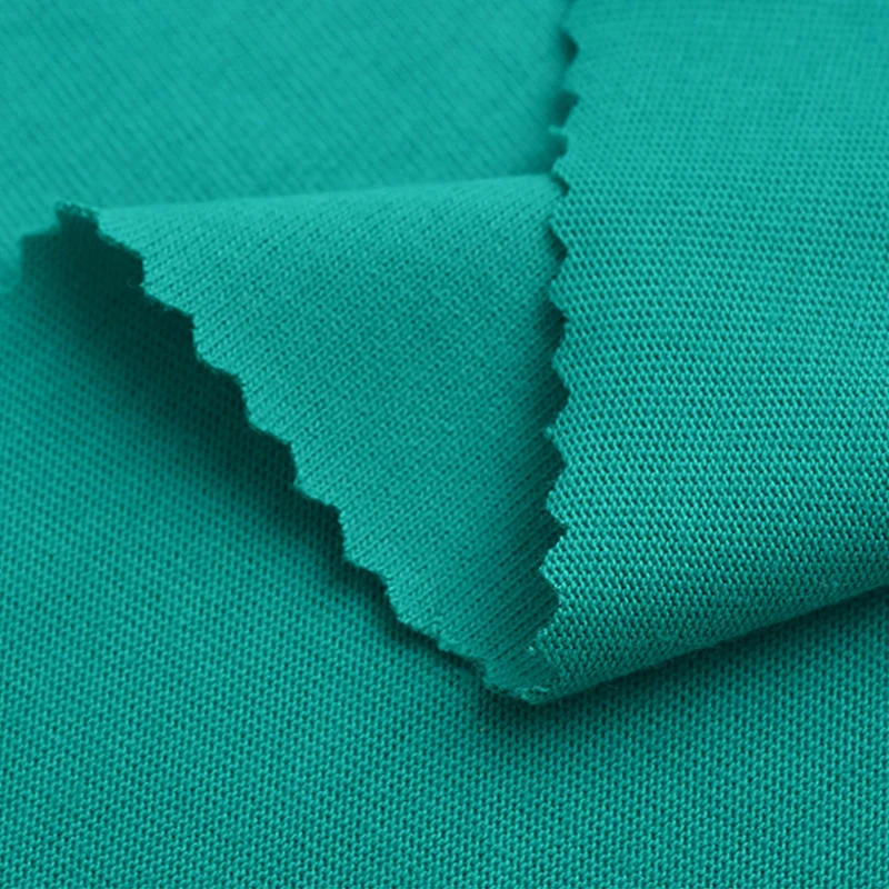 High quality custom color plain dye 100% cotton knitting fabric breathable cotton single jersey fabric for t-shirt