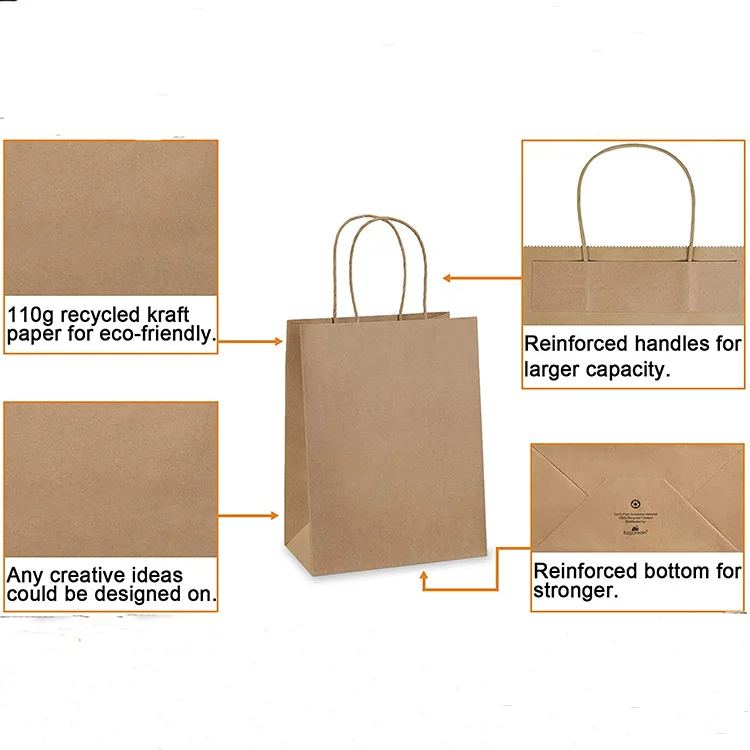 Coffee Shop Takeout Packaging Paper Coffee Cups Custom Logo Paper Bag