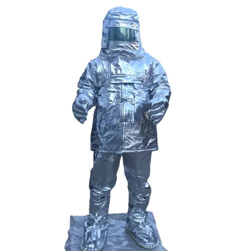 Professional Safety Firefighter Uniform 1000 Degrees Anti Radiation Fire Entry Suit