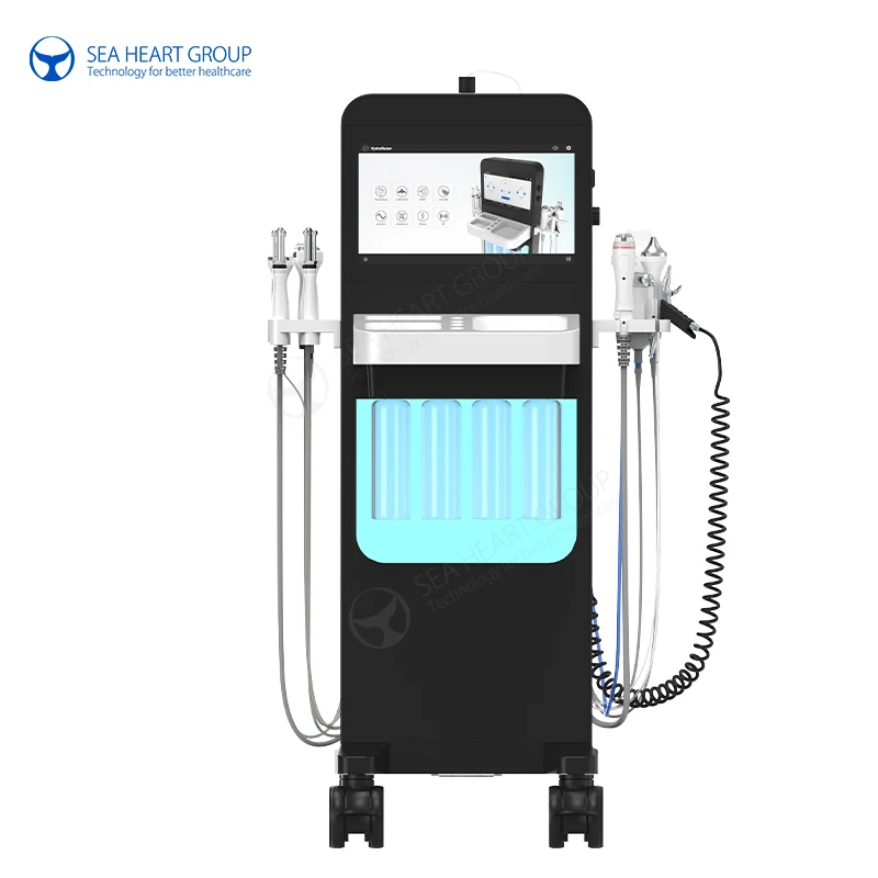 HydraMaster pro facial dermabrasion diamond high frequency crystals peeling crystal hydro microdermabrasion machine
