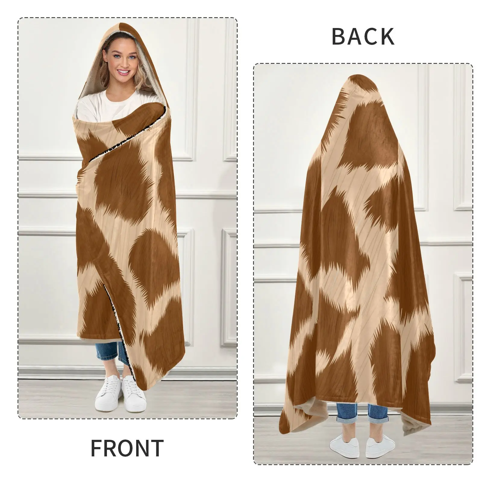 Customs logo Super soft flannel fleece custom digital printing adult polyester coral sherpa hooded blanket