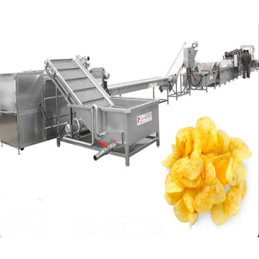 New Frozen French Fries Potato Crisps Processing Machinery Production Line