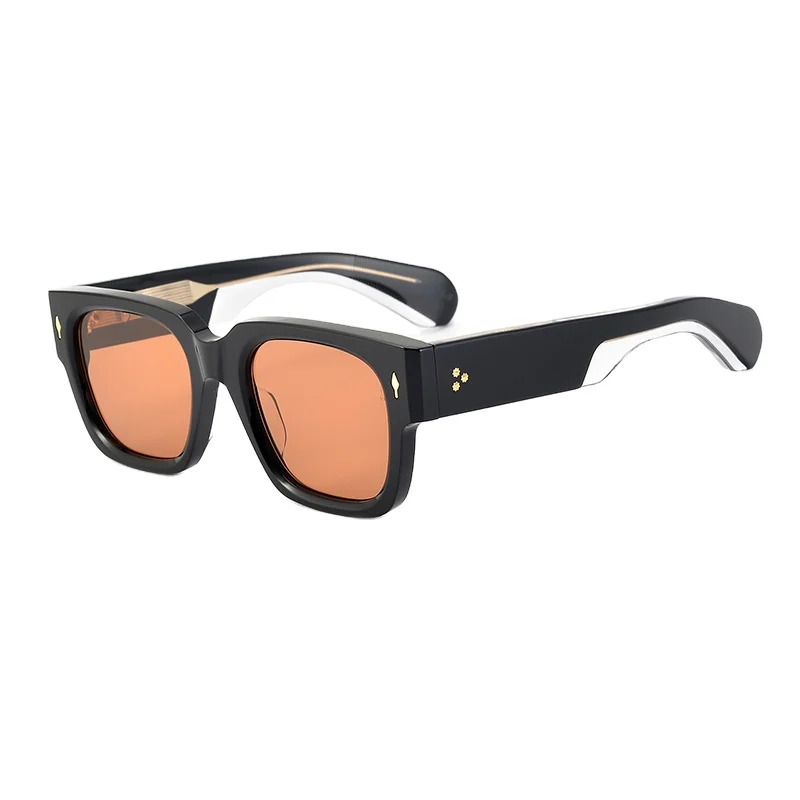 Custom Private LOGO Shades Wide Frame Sun Glasses Wholesale High Quality Rectangle Fashion Vintage Women Sunglasses 2024