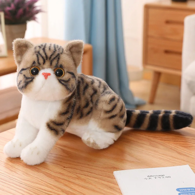 Новая популярная игрушечная игрушка для кошек милый маленький кот Плюшевая Кукла Детская Удобная подушка животных