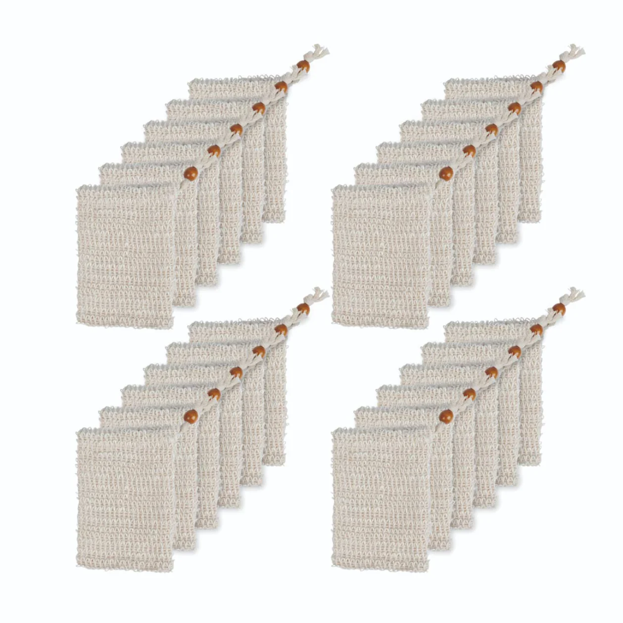 Saver Bag Pouch Mesh Net Waste Plastic-free Exfoliating Foaming and Drying Soap Holder for Showe