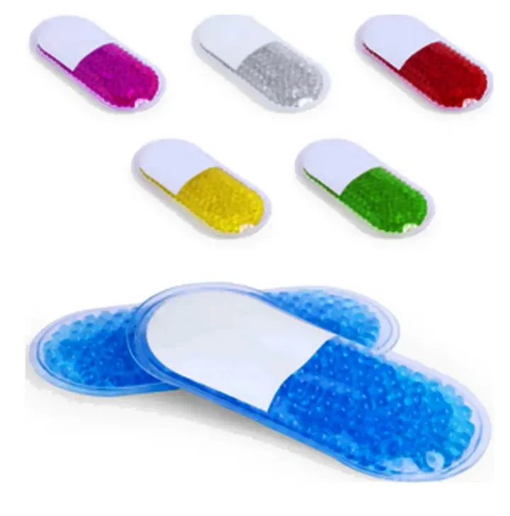 2025 New Trend Small Pill-Shaped Physiotherapy Beauty Rehabilitation Insulation Warm Cold Health Care Gel Bead Hot Cold Packs