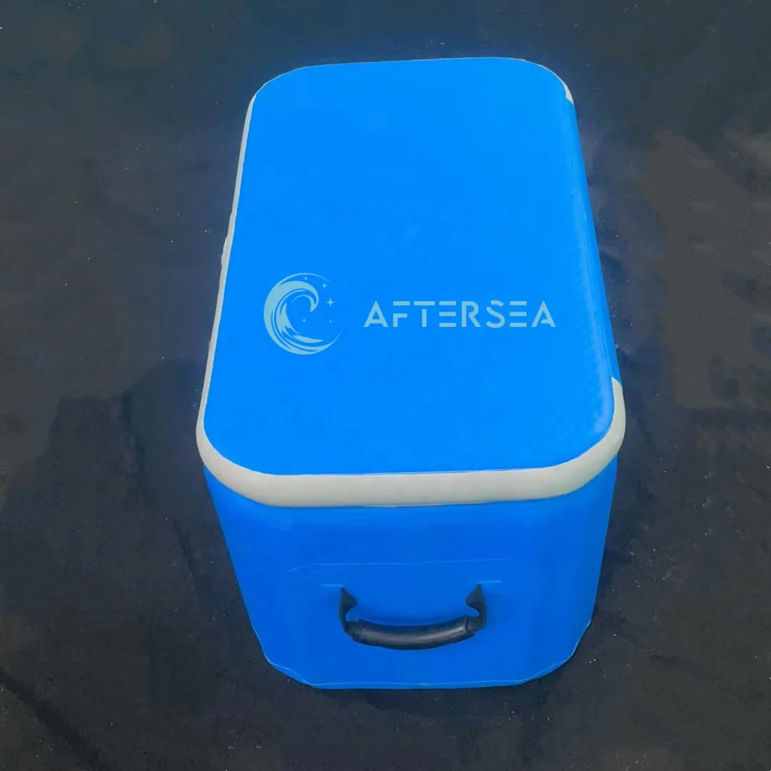 Inflatable drop stitch Outdoor foldable insulated ice chest cooler box