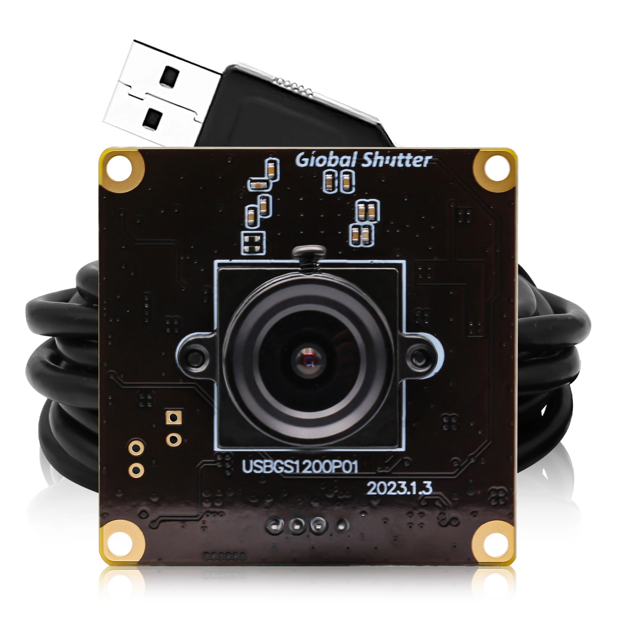 Global Shutter 1080P 90fps USB Camera Module Aptina AR0234 UVC Plug Play Driverless USB Webcam For Windows Android Mac Linux