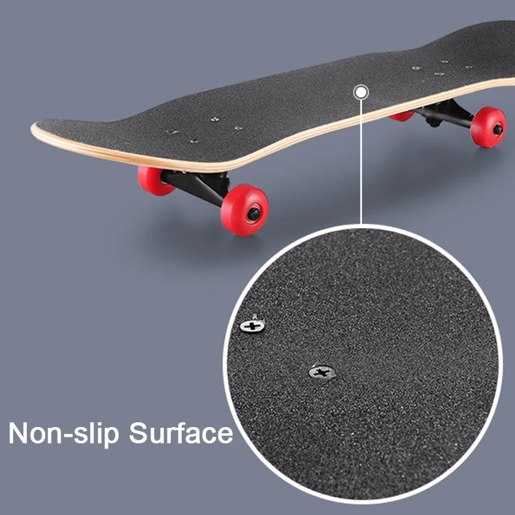 Yohi 2021 Mini Cruiser Skateboard Complete Nickel Board For Teens Adults Boys Girls Kids Beginners Skateboard Set Complete