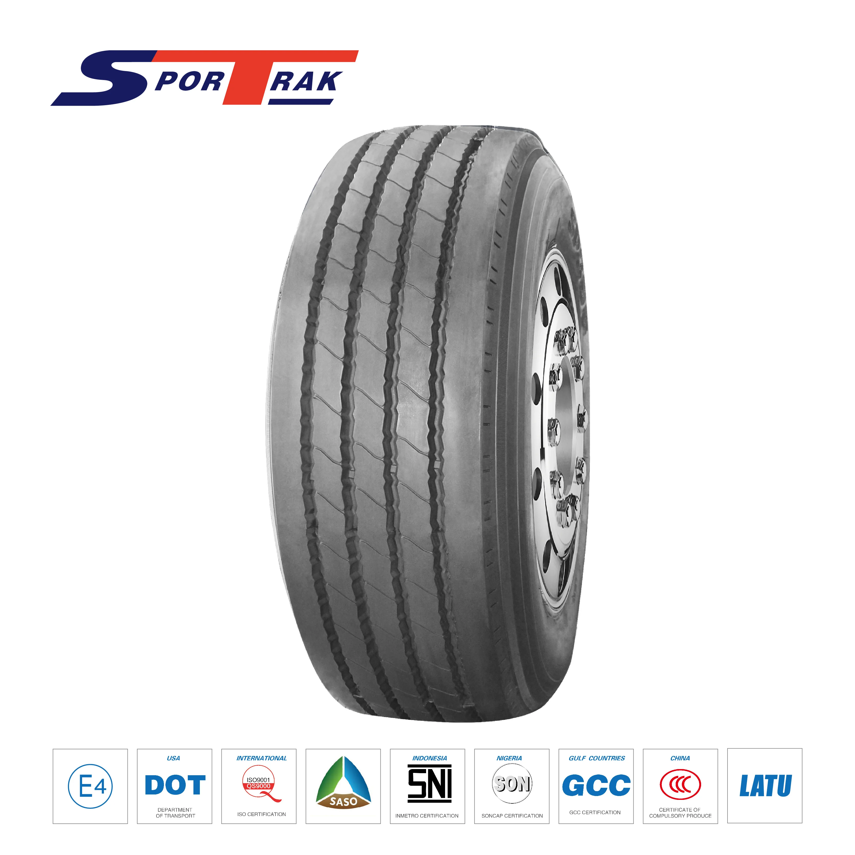 SPORTRAK wholesaler Chinese tires for trucks 385/65R22.5 385/65/22.5 385 65 22.5 with wheel