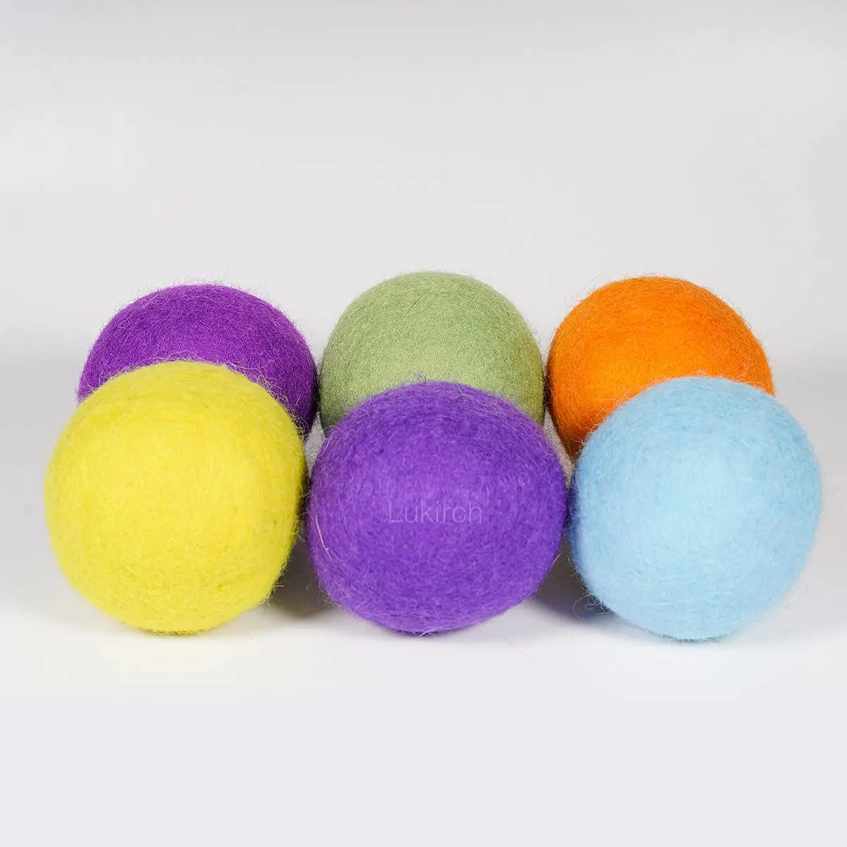 7cm natural eco friendly Washing Machine Laundry Clean Ball 100% Wool softener wool felt dryer balls