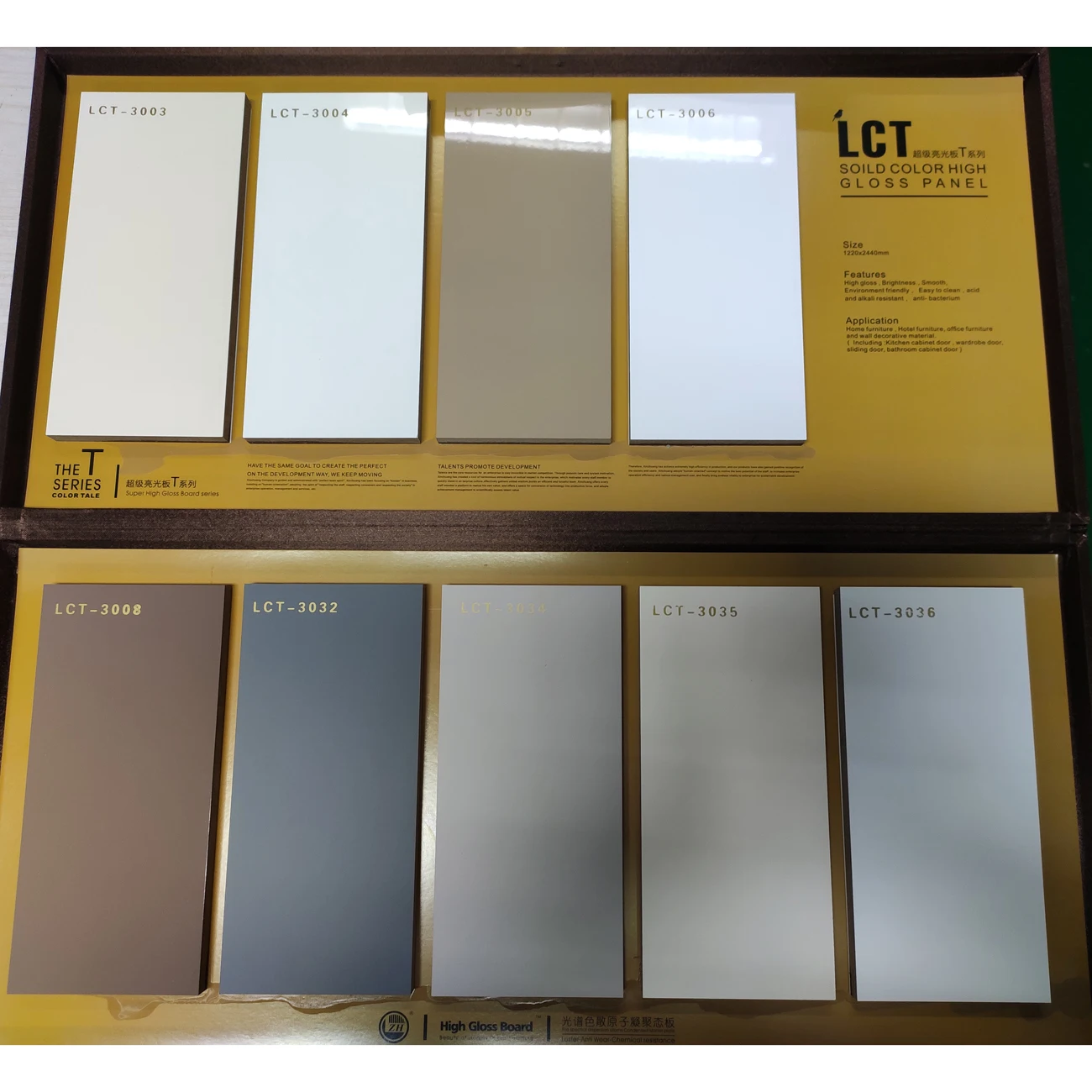 Acrylic Kitchen Cupboard Shutter Waterproof Kitchen Cabinet Door