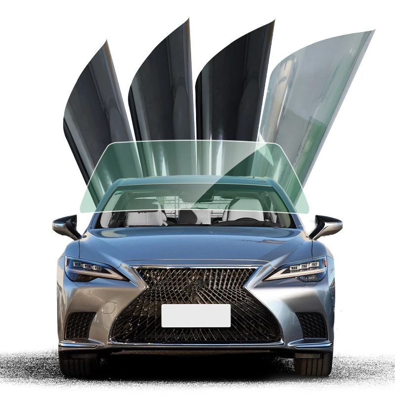 Поляризационная пленка 5% 20% 35% 50% 70% VLT Автомобильная охлаждающая для контроля тепла оконная ночного видения тонированная стеклянная