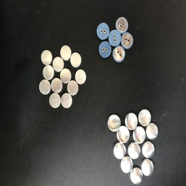 LZ-16 metal baseball cap sofa fabric covered button moulds