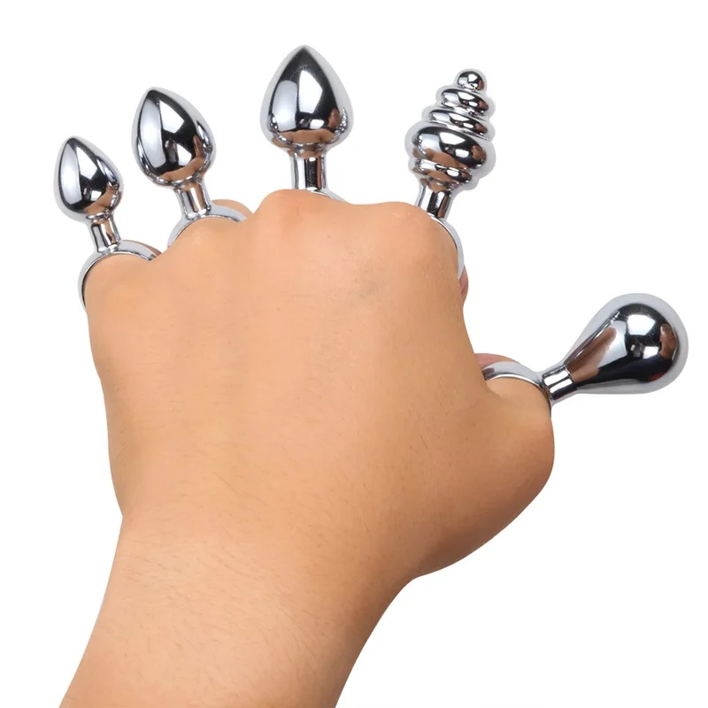 Couple Sex Toys Smooth Touch Female Butt Plug Metal Aluminum Alloy Anal Butt Plug