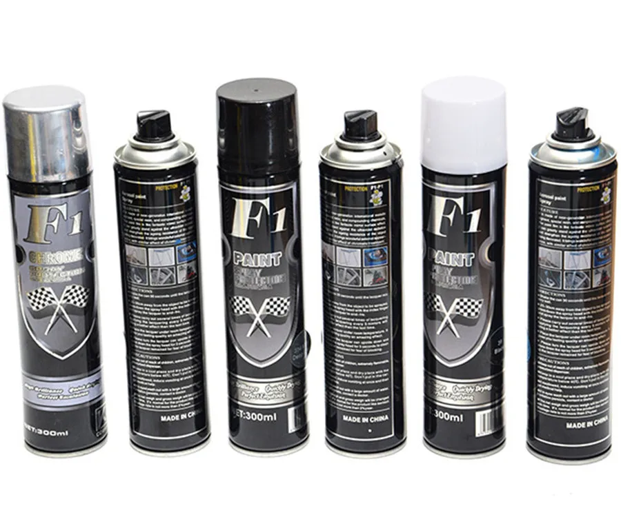300ml chrome aerosol spray paint for plastic