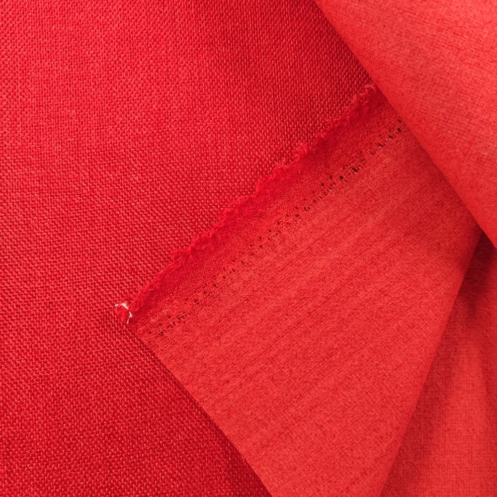 Cheap 100 Polyester Linen Type Turkey Sofa Fabric Home Textile Upholstery Room Decorative Linen Coating Woven Tweed Cross CN;ZHE