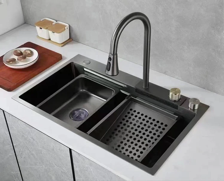 Sanitary Ware Wash Basin Single Bowl Stainless Steel Raindance Nano Handmade Kitchen Above Counter Sink