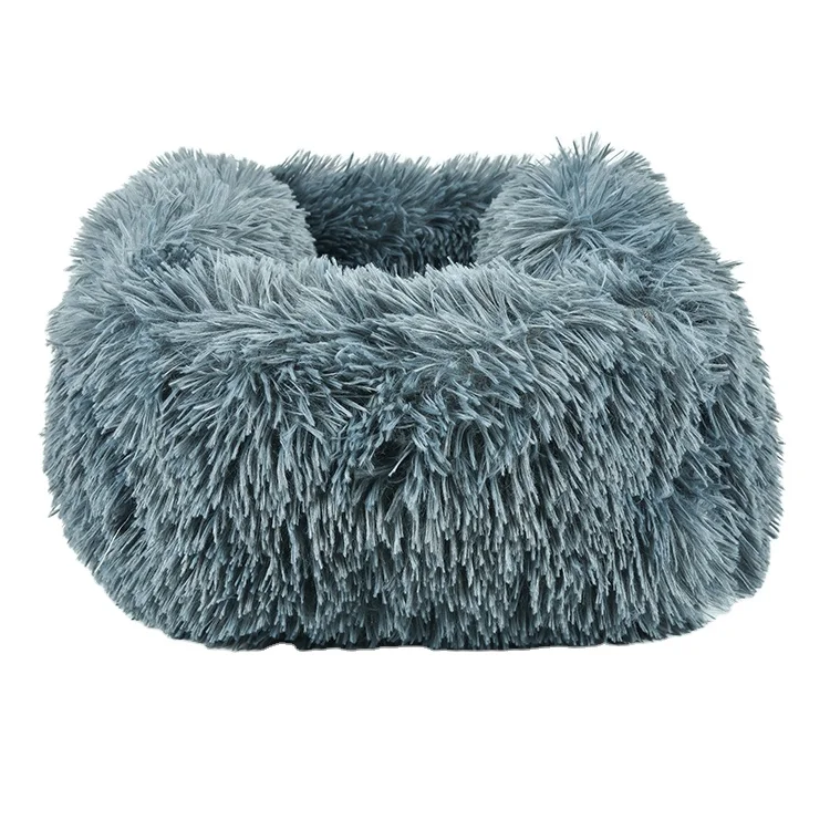 
pet bed cat warm sleeping bag Plush Faux Fur Dog Beds Cats Comfortable Warm Deep Nest 