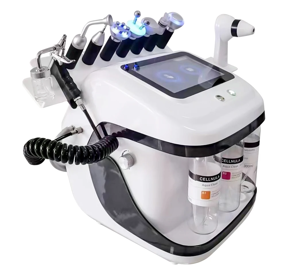 9 in 1 Dermabrasion Face Lifting Skin Test Skin Care Beauty Machine