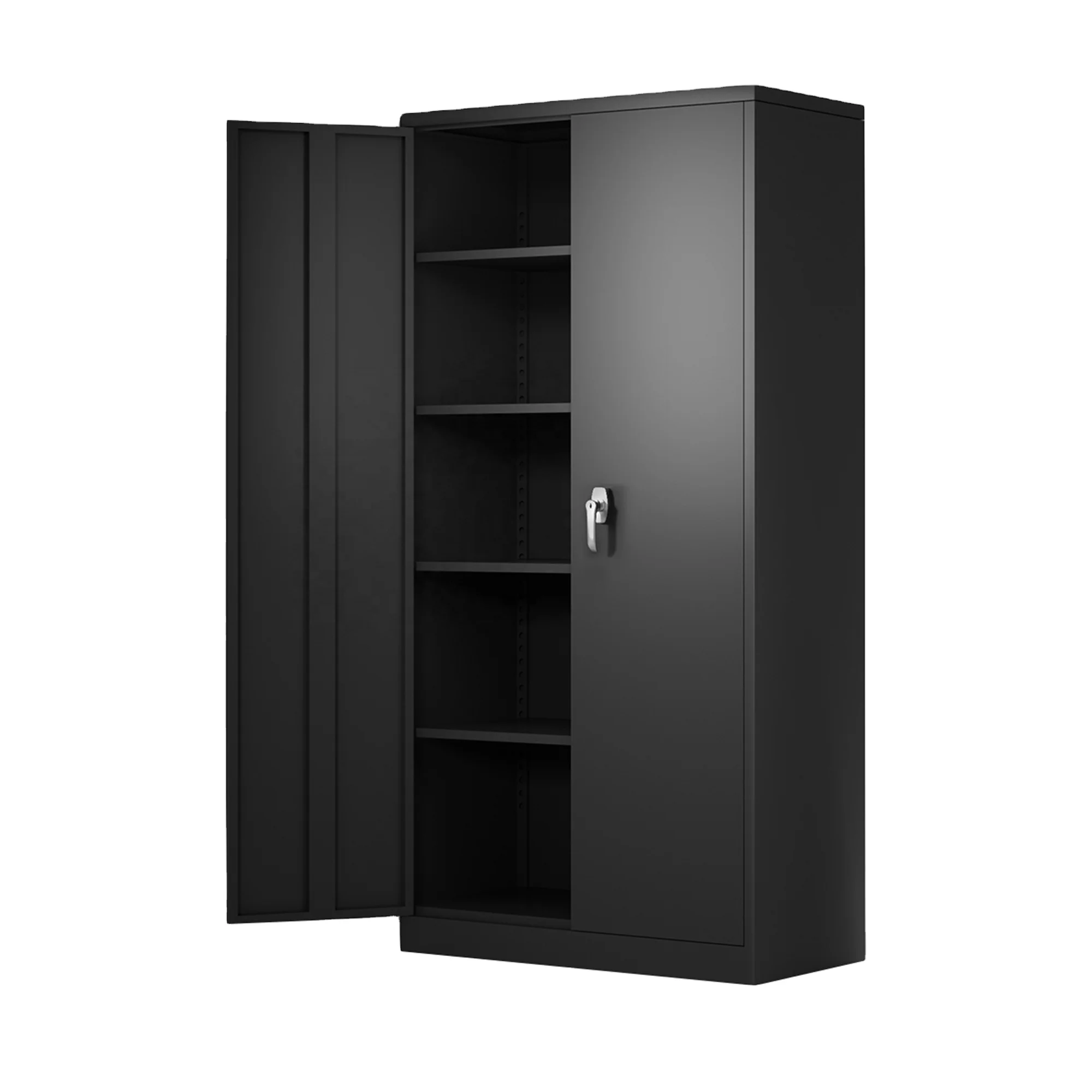 Хит продаж металлические шкафы стальной шкаф с 4 регулируемыми полками для офисных магазинов мебель дома