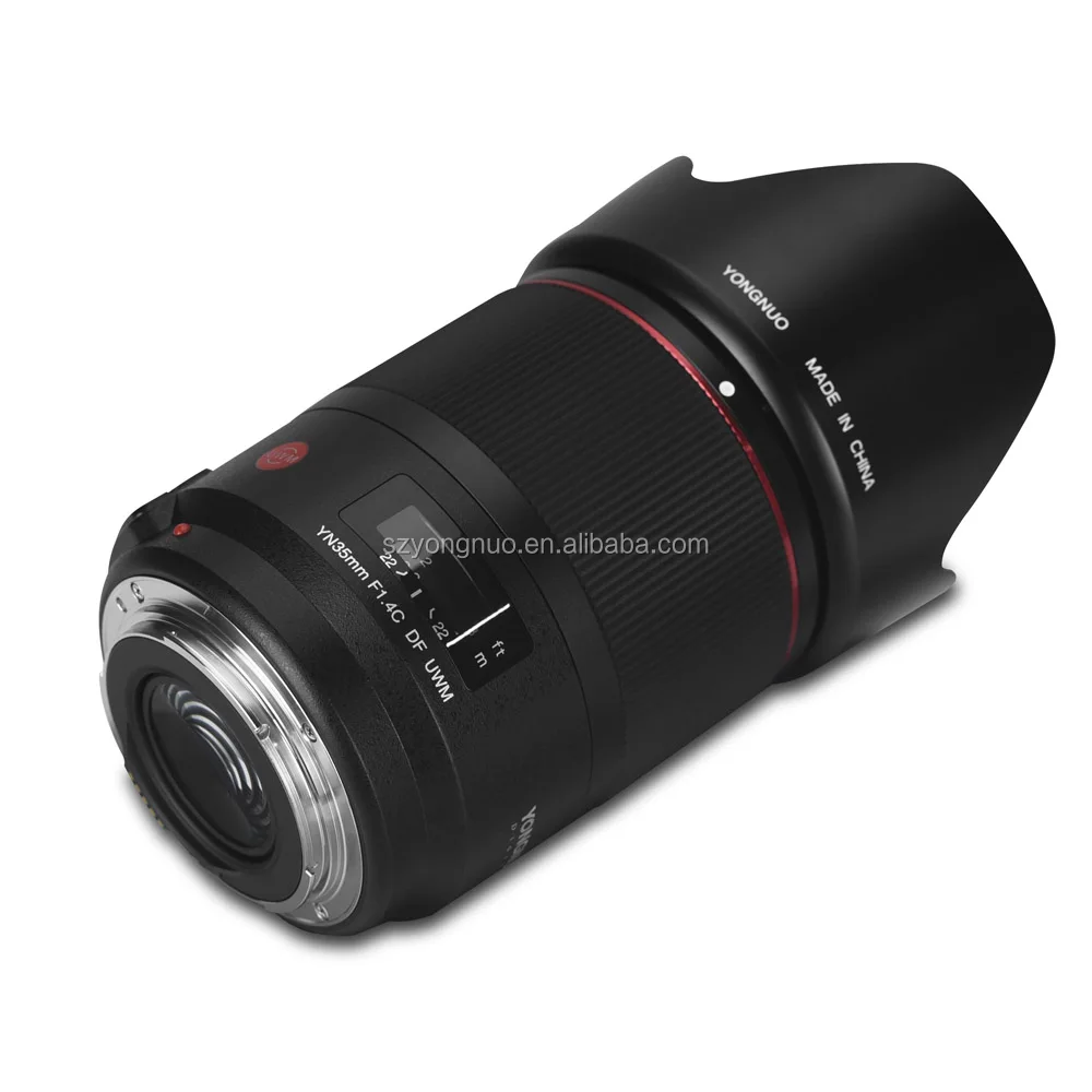 YONGNUO Camera Ultrasonic AF Aperture Auto Focus lens YN35mm F1.4C DF UWM