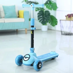 New Arrival Handle 3 Big Wheel Folding Seat Wholesale Toy for Children Scooter Kids Kick Scooter With Push bar