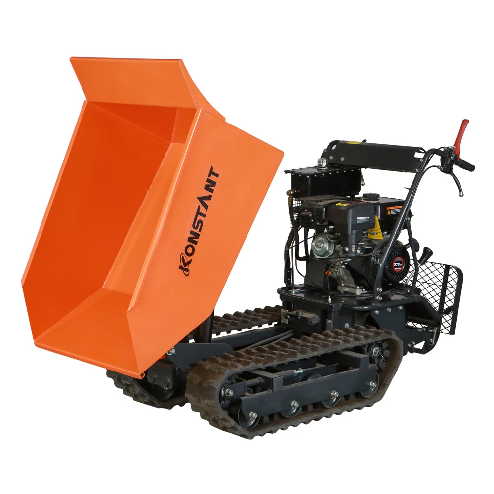 9hp Track Mini Dumper Hydrostatique/hydrostatischbattery wheel barrow