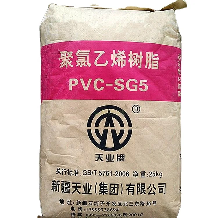 PVC resin SG3 SG5 SG8 high quality PVC Resin China Biggest Manufacturer