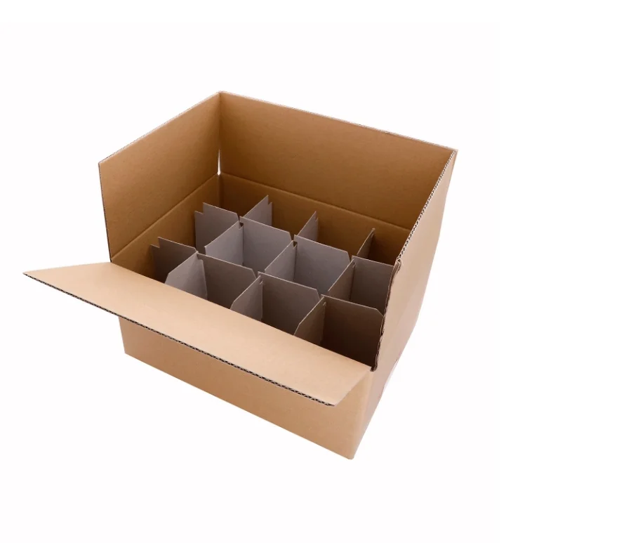 SINGTAT Custom Carrier Wine Bottle Cardboard Folding Shipping Juice Bear Glass Bottle Packaging  Box