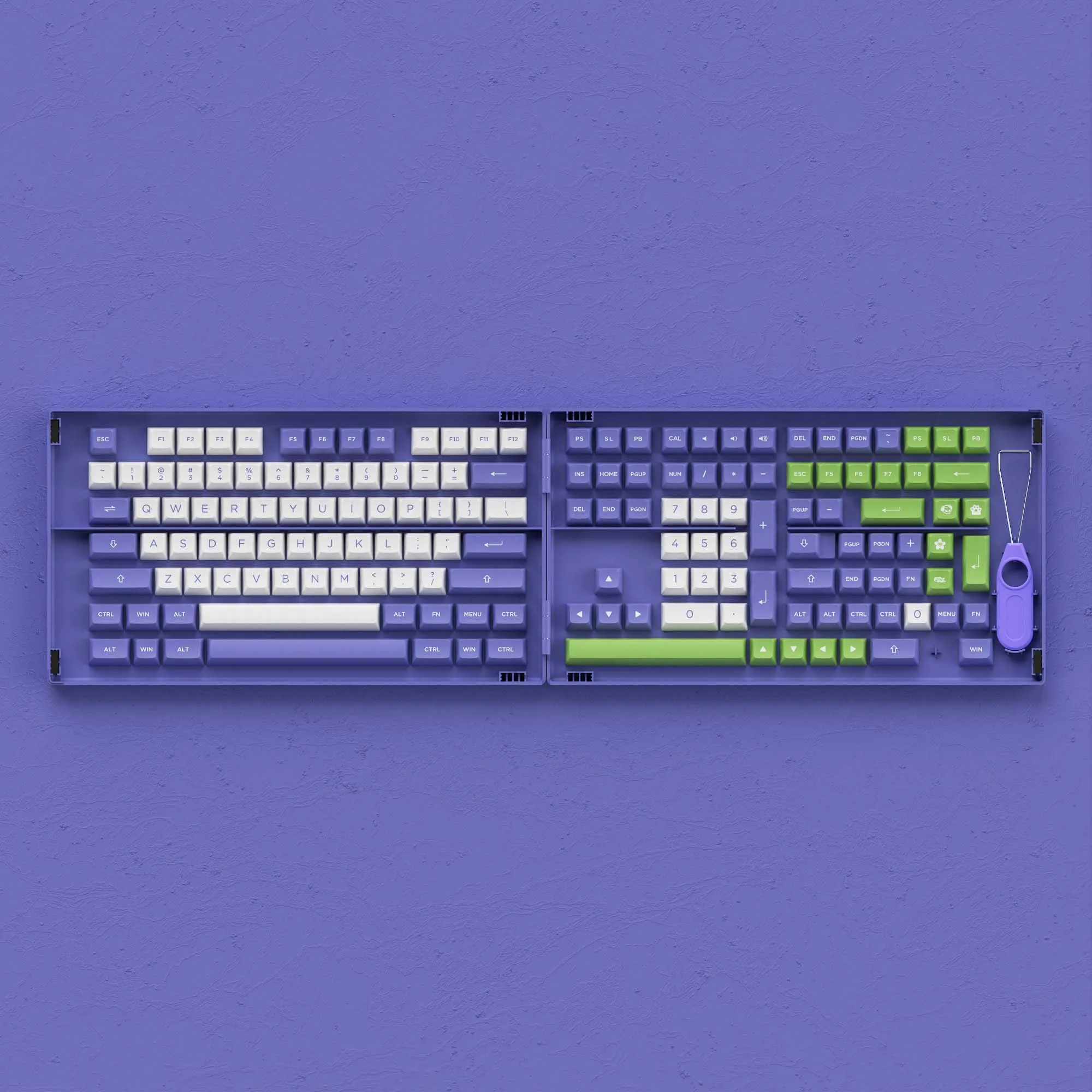 Akko custom layout 197 keys doubleshot pbt keycaps backlit mechanical keyboard keycap set