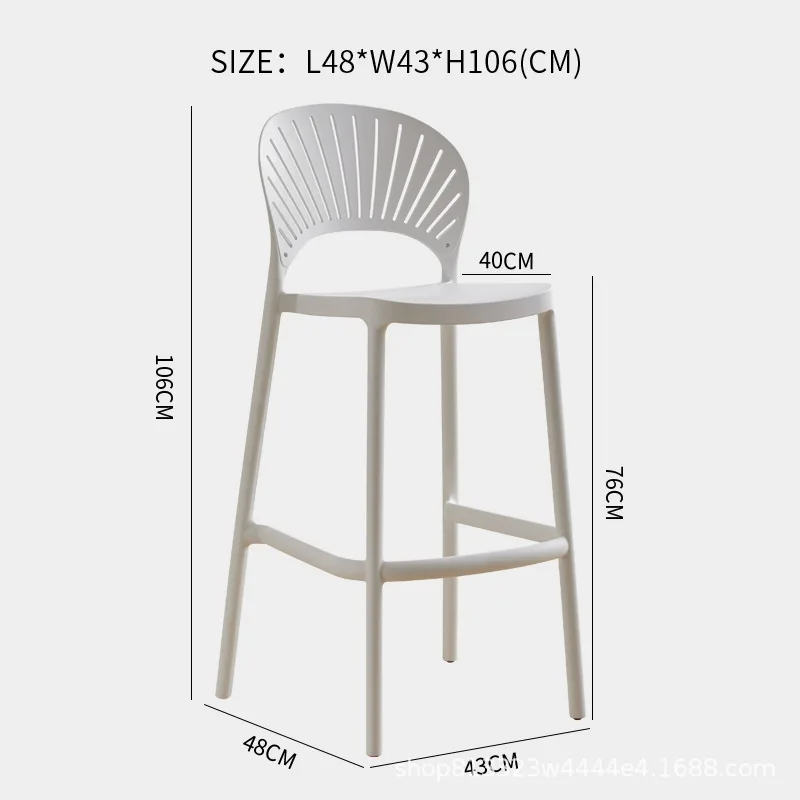 plastic chair home nordic modern kitchen restaurant dining chairs bar chairs and coffee counters plastic