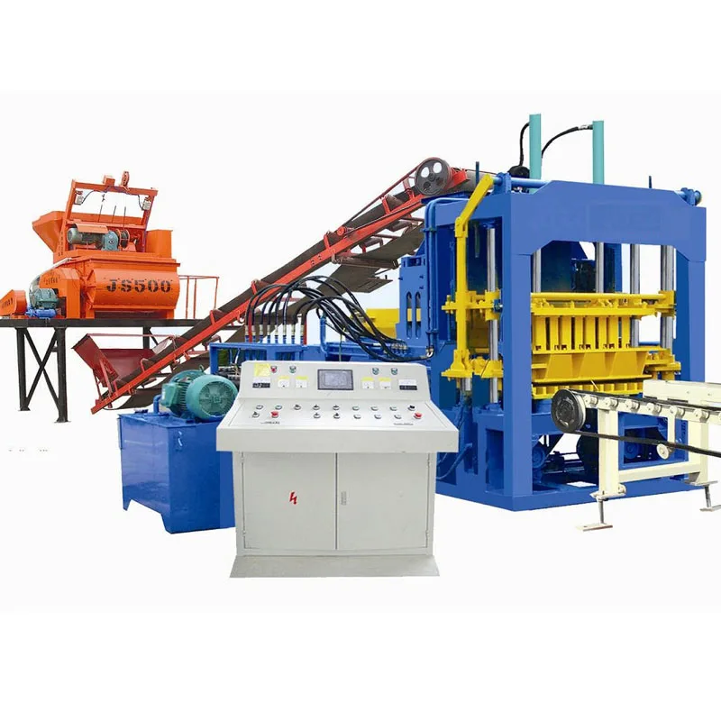 QTJ6-15 Brick Production Line China Lebanon Concrete Hollow Block Machine Manufacturer