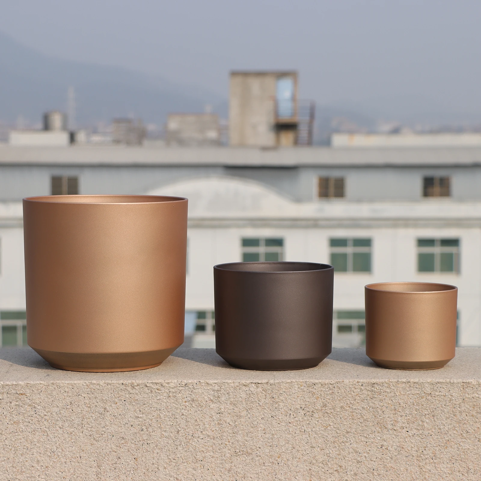 Home & Garden Multi-Color Bulk Sale Cheap Different Sizes Round Cylinder Plastic Flower Plant Pot Planter 1 to 20 Inch