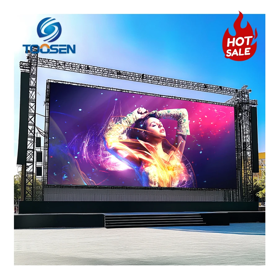 5mX3m High Brightness P2.6 P2.9 P3.9 Truss Ground Support System Led Video Wall Display Screen Panel For Concerts Cinema Event