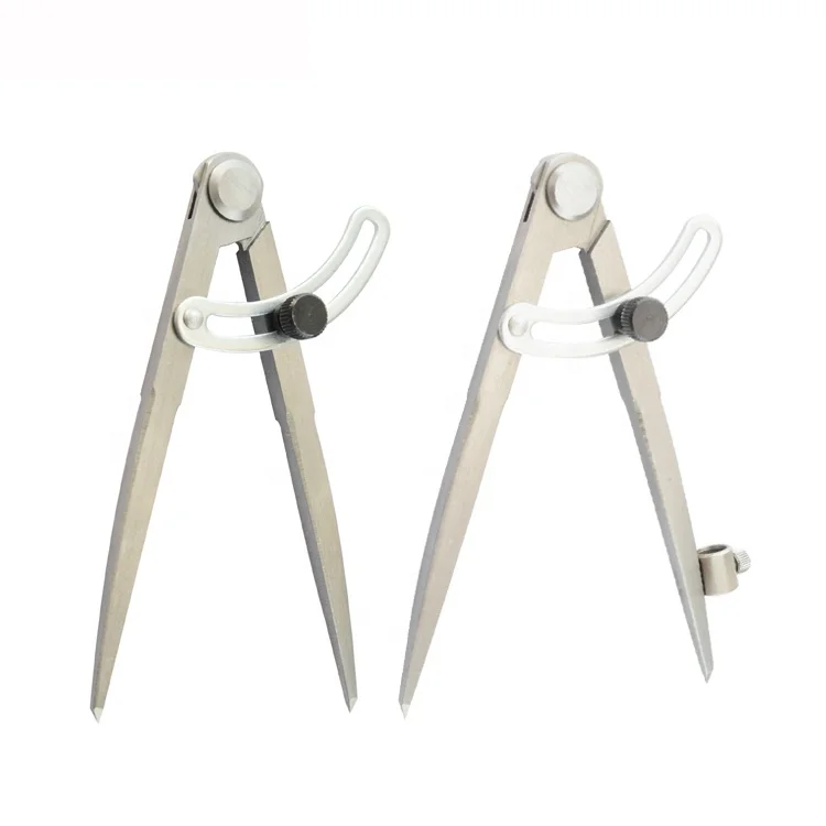 Metal Scribing Wing Compass Arm Caliper Divider with Pen Holder