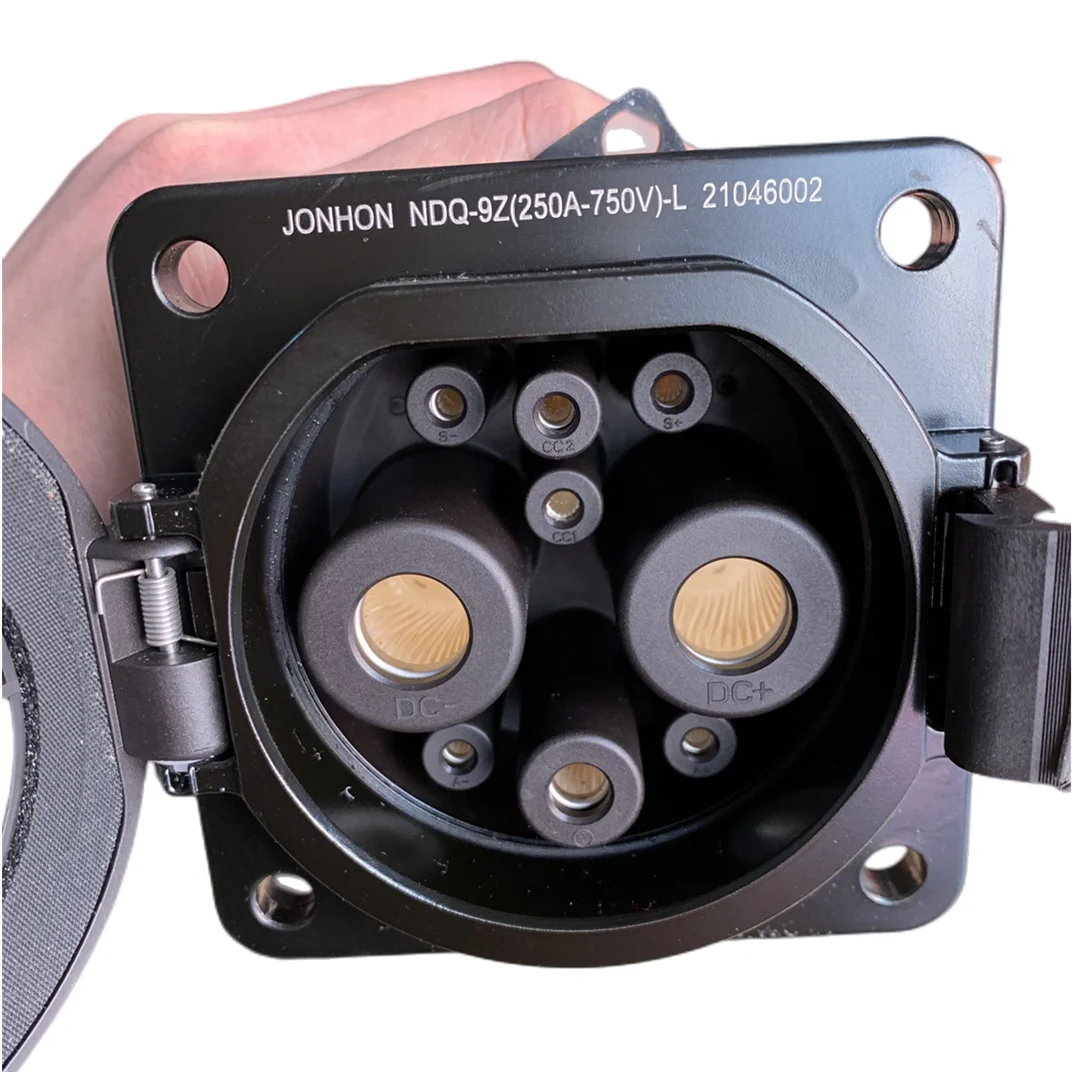 Zhongtong new energy electric bus 250A DC charging socket Zhongtong electric bus charging socket assembly