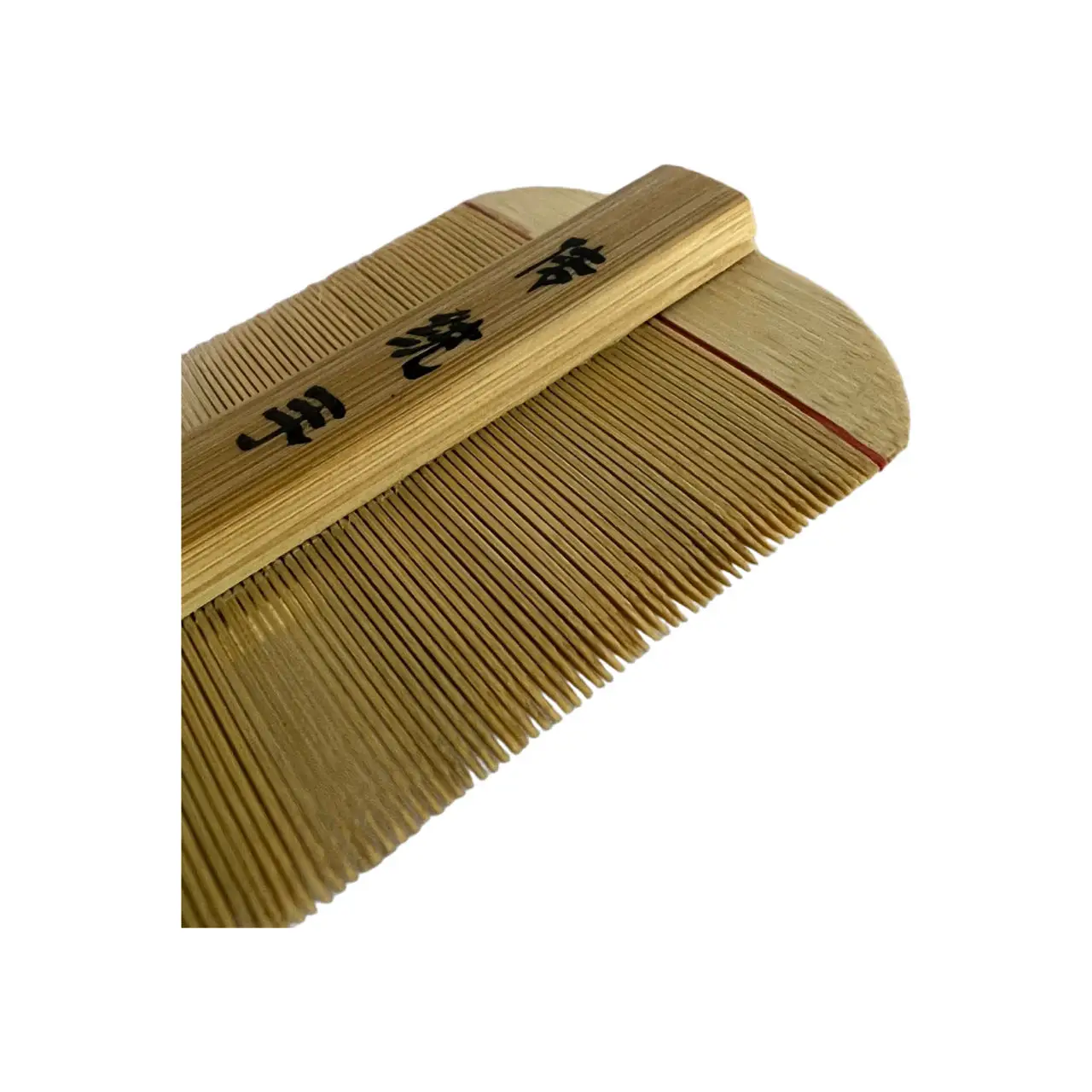 Chinese Traditional Handmade Double Sided Fine Teeth Dandruff Bamboo Lice Nits Louse Flea Comb For Girl Boy Kids Hair Cleaning