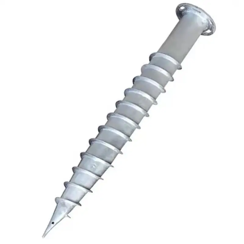 China factory spiral heavy duty ground anchors for screw pile foundation