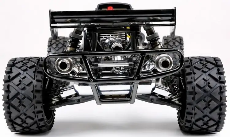  Двойная выхлопная труба с глушителем 85299 для 1/5 rc baja