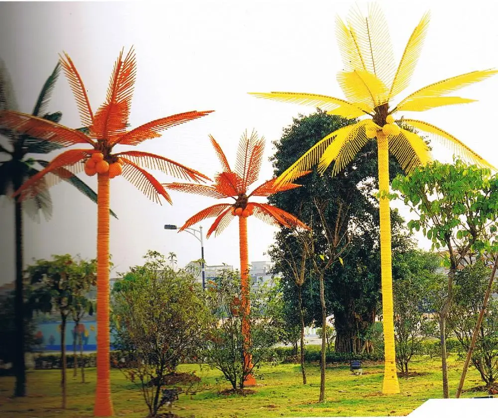 Hot sale christmas tree light Outdoor Scenery Decoration LED Coconut PalmTree Lights