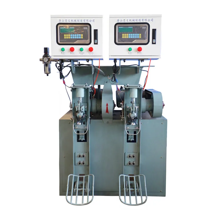High Capacity 2 Spout Fixed 50kg Cement Filling Machine