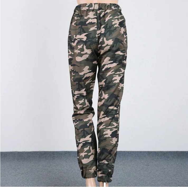 
Women Plus size pencil fashion pants 3XL 4XL 5XL sexy slim printed full length womens camouflaged pants A210 