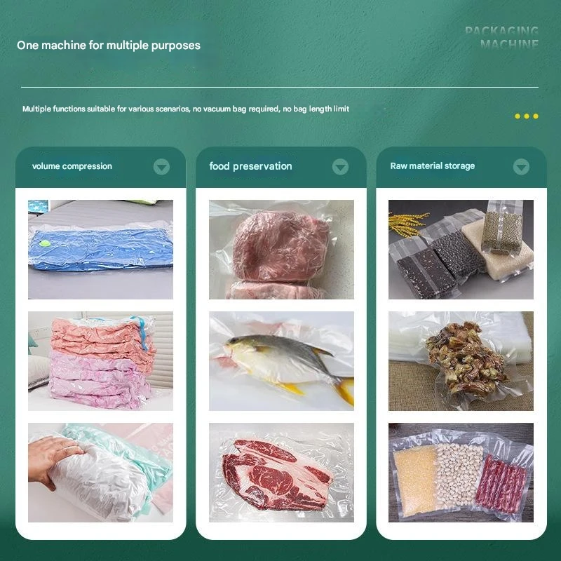 electric vacuum sealer High efficiency Easy to operate Fully automatic vacuum pack food sealer