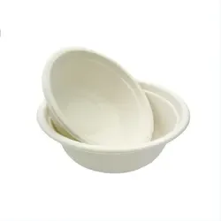 Compostable Biodegradable Disposable 24 /32 oz round bowl Sugarcane Bagasse Pulp Salad Soup Bowl