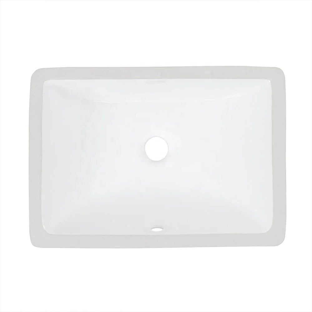 Modern Design Thin Edge Bathroom Counter Cabinet Sink